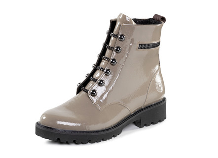 Remonte enkellaars met trendy decoratieve kettingen in veterlook