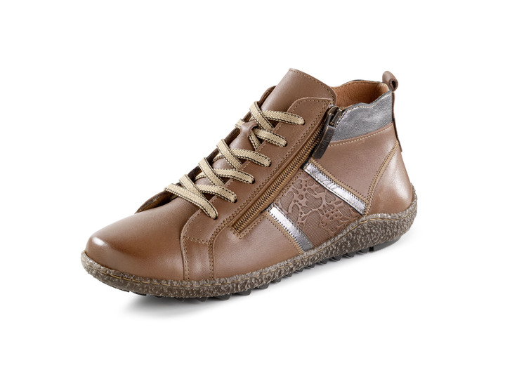 Stiefel & Stiefeletten - Boots, in Größe 035 bis 042, in Farbe BRAUN-ALTSILBER Ansicht 1