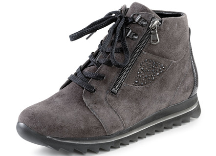 Ranger veter bootie met strass steentjes aan de zijkanten