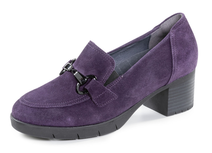 Pumps & ballerina - Waldläufer, comfortabele dames trotteur, breedte H, met uitneembaar voetbed, in Größe 3 1/2 bis 8, in Farbe PAARS Ansicht 1