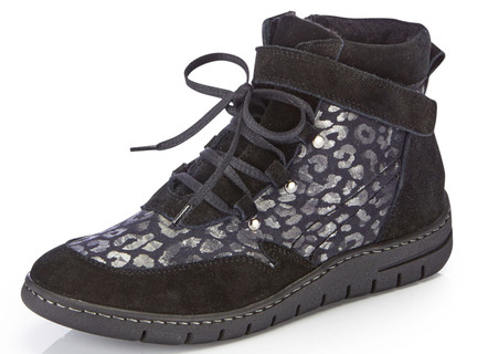 ELENA EDEN sneaker met glanzend bedrukt elastisch materiaal