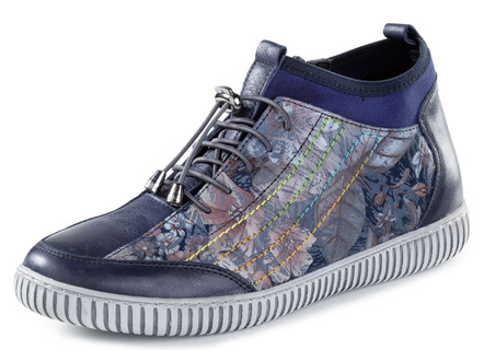 Tweelingen bootie met effectieve stiksels