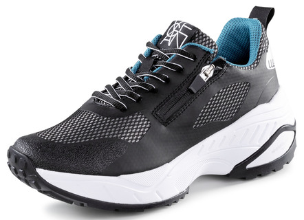 Ranger sneakers met praktische rits aan de zijkant