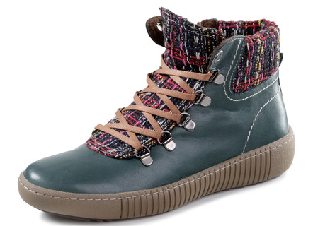 Gemini veterlaars met kleurrijk textielmateriaal