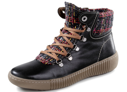 Gemini veterlaars met kleurrijk textielmateriaal