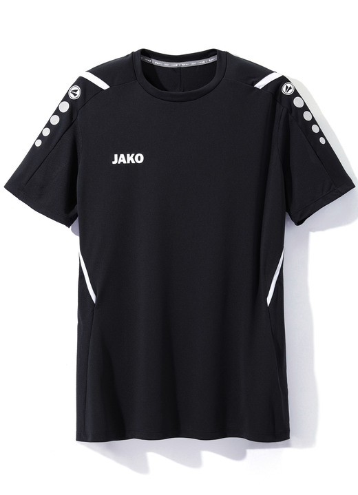 Freizeitshirts & -Kombinationen - T-Shirt von „Jako“ in 4 Farben, in Größe 3XL (58/60) bis XXL (56), in Farbe SCHWARZ Ansicht 1