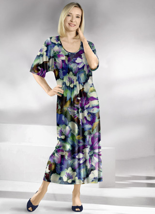 Kaftan met briljante kleureninkjetprint