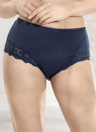 Miss Mary slip met elastisch kant