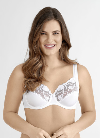 Felina beugelbh met borduurkant