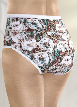 Laurina three-pack slip met briljante digitale kleurenprint