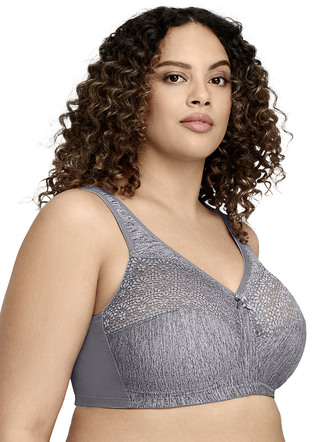 Glamorise support bh met elastisch kant