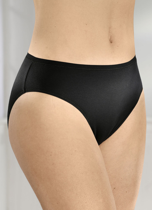 Slips - Set van drie slips, in Größe 036 bis 048, in Farbe 3x ZWART Ansicht 1