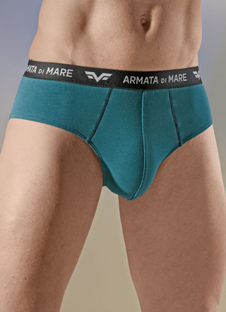 Pak van vier slipjes met elastische tailleband