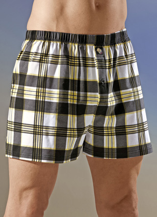 Set van vier boxershorts met knoopsluiting