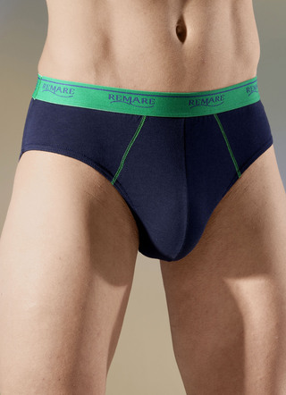 Pak van vier slipjes met elastische tailleband