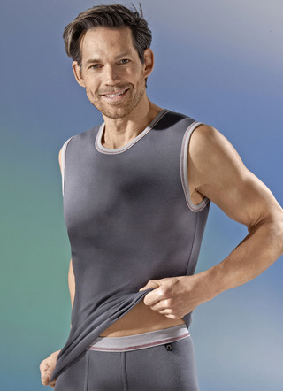 Pijlring, drie-pack spiershirts gemaakt van fijne rib, grafiet