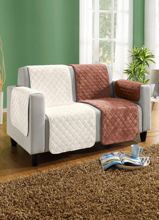 Bank- en fauteuilbeschermers met antisliplaag