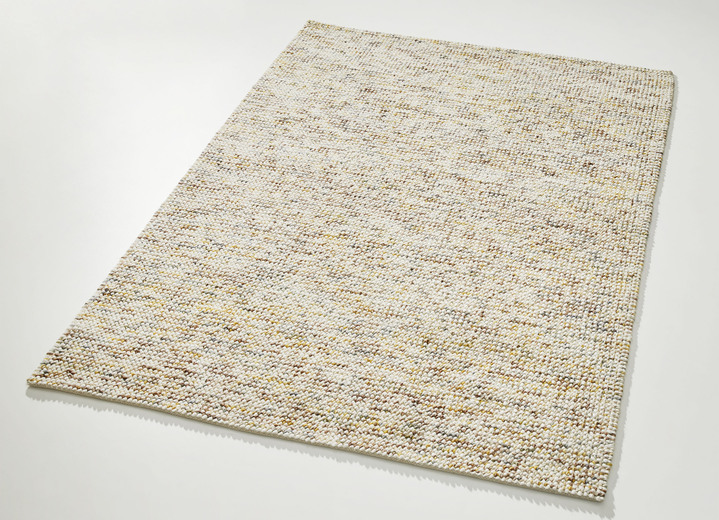 Modern - Bruggen en tapijt gemaakt van jute en wol, in Größe 109 (vloerkleed, 50 x 80 cm) bis 168 (vloerkleed, 170x240 cm), in Farbe BEIGE Ansicht 1