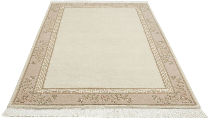 Klassisch - Handgeknüpfte Brücken und Teppiche, in Größe 101 (Brücke, 40x 60 cm) bis 304 (Teppich rund, ø 150 cm), in Farbe CREME Ansicht 1