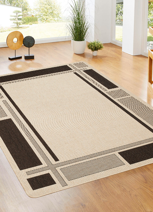 Modern - Bruggen en tapijten voor binnen en buiten, in Größe 111 (Brug, 60 x 110 cm) bis 282 (Tapijt, 200 x 290 cm), in Farbe BEIGE Ansicht 1