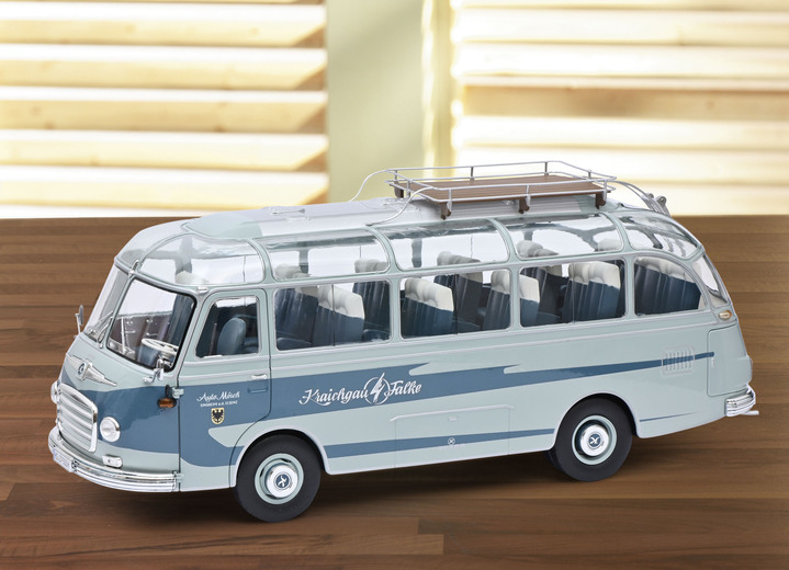 Collectors item - Schuco verzamelmodel Setra S6, in Farbe BLAUW-TURQUOISE