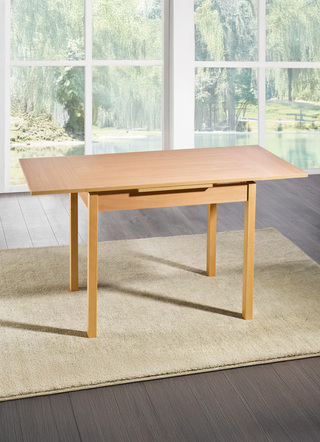 Stevige eettafel met verlengstuk