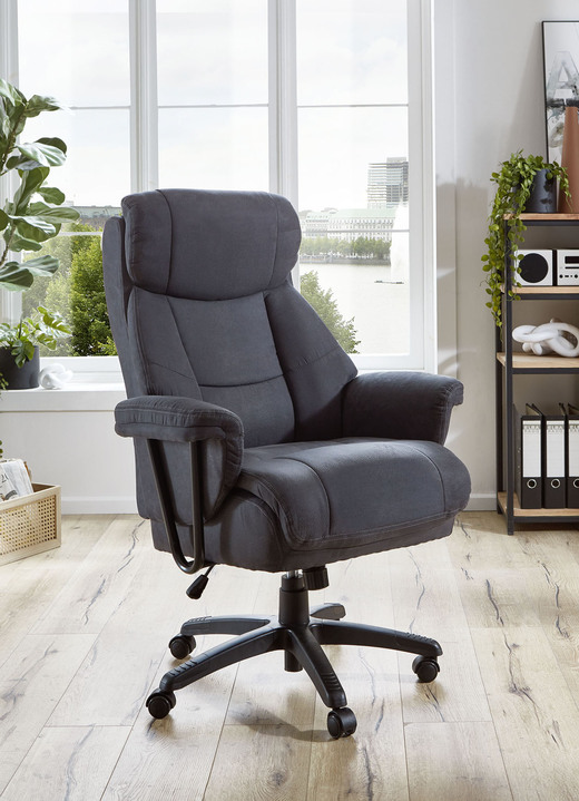 Chefsessel / Bürostuhl - Komfortabler XXL-Chefsessel, in Farbe ANTHRAZIT Ansicht 1