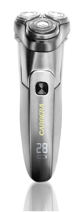 Scheer- & trimapparaten - Carrera roterend scheerapparaat: Voor een efficiënte en zachte scheerbeurt, in Farbe GRIJS-GEEL