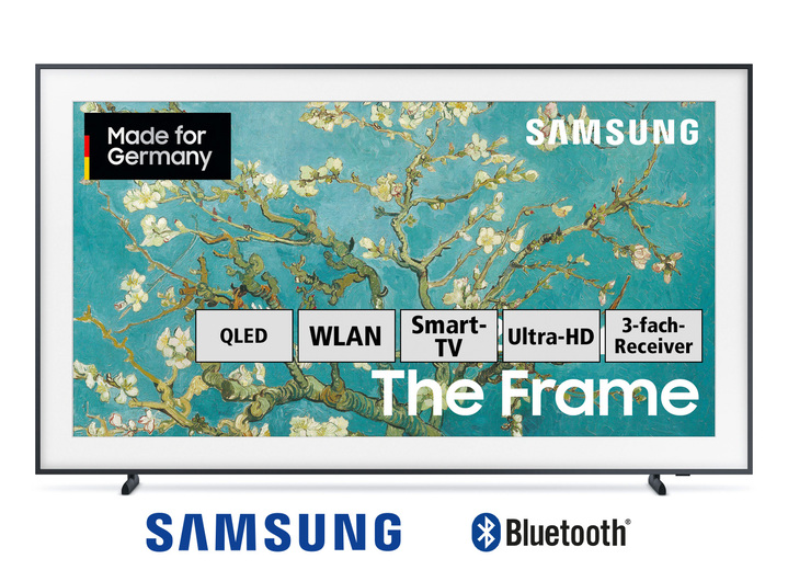 TV - Samsung 4K Ultra HD QLED-tv, in Farbe ZWART Ansicht 1