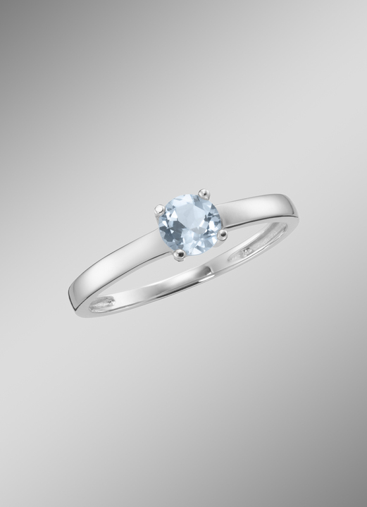 Ringen - Tijdloze elegantie: Damesring met ring. blauwe topaas, in Größe 160 bis 220, in Farbe  Ansicht 1