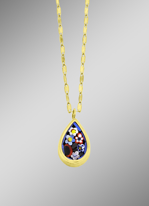 - Bordketting met bloemmotief, in Farbe  Ansicht 1