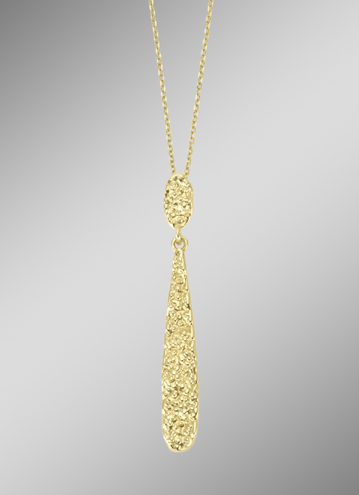 - Moderne diamanten hanger met ankerketting, in Farbe  Ansicht 1
