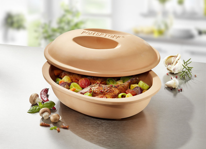 - Stoombrander “Römertopf”., in Farbe NATUREL Ansicht 1