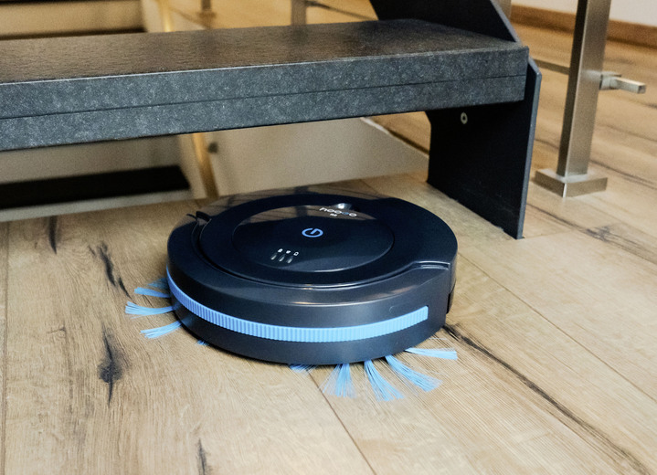 Met batterij - Hoogo vacuümrobot R2 met duurzame digitale motor, in Farbe GRAU Ansicht 1