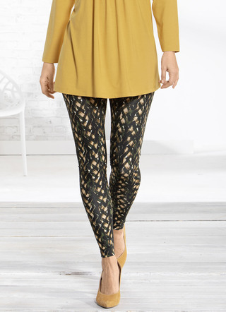 Legging met briljante inkjetprint