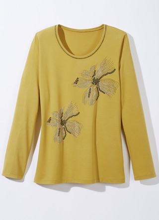 Shirt met flatlocknaad in 2 kleuren