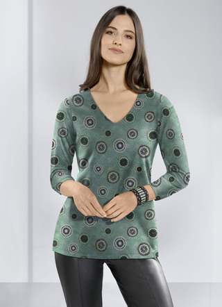 Shirt met 3/4-lange mouwen
