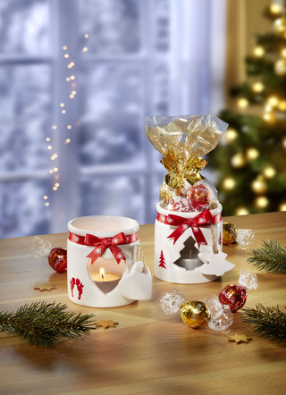 Set van 2 lantaarns, inclusief Lindor ballen &amp; waxinelichtjes