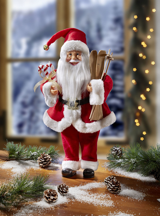 - Kerstman met opwindtechnologie, in Farbe ROOD-WIT