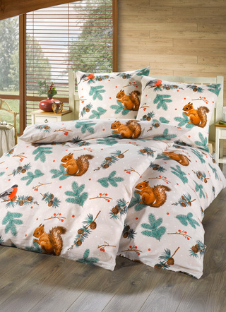 Beaver beddengoedset gemaakt van 100% katoen