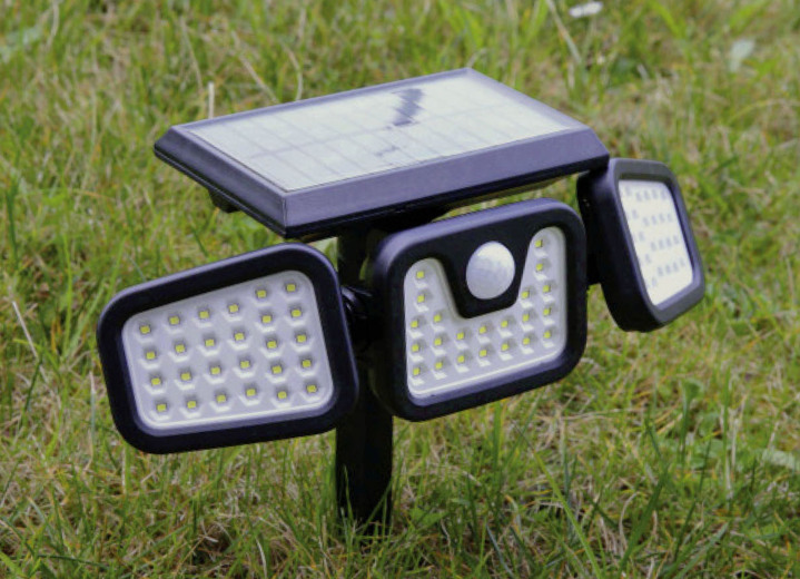 Tuinverlichting - Panta Trio Solar LED-spot, in Farbe ZWART Ansicht 1