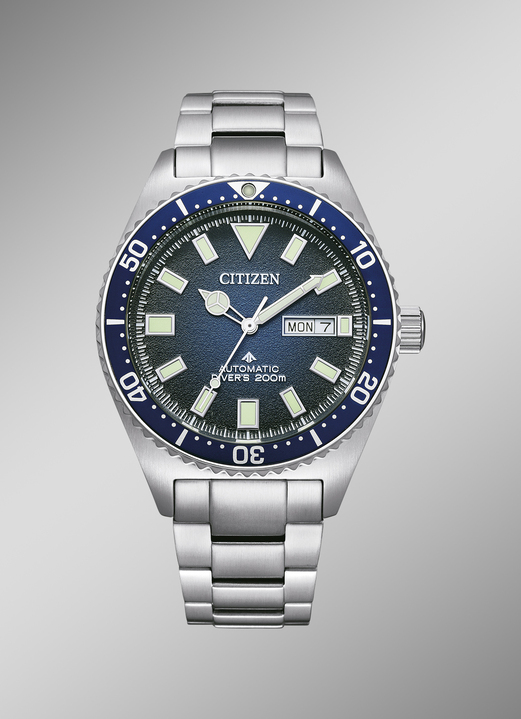 Mechanische horloges / Automatische horloges - Automatisch herenhorloge Citizen NH0129-58LE, in Farbe  Ansicht 1