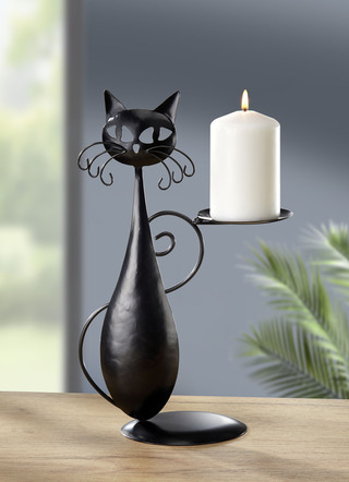Kerzenhalter "Katze"
