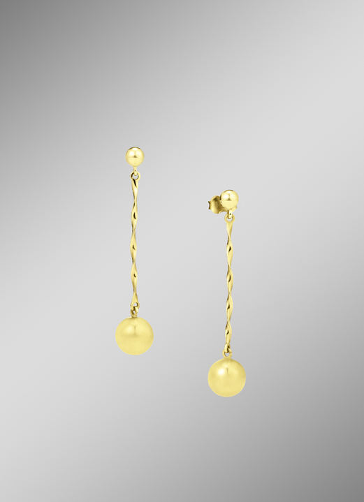 - Ohrstecker Gold 375, in Farbe  Ansicht 1