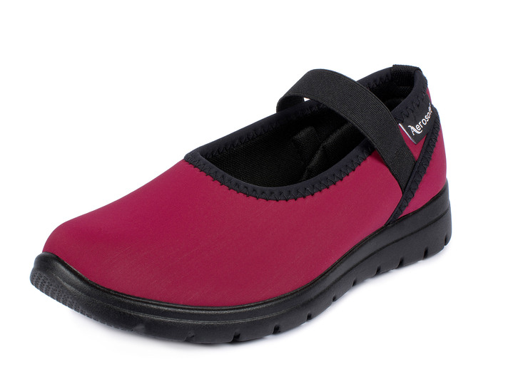 Pumps & ballerina - Ballerina stretchschoen, in Größe 036 bis 042, in Farbe ROT Ansicht 1