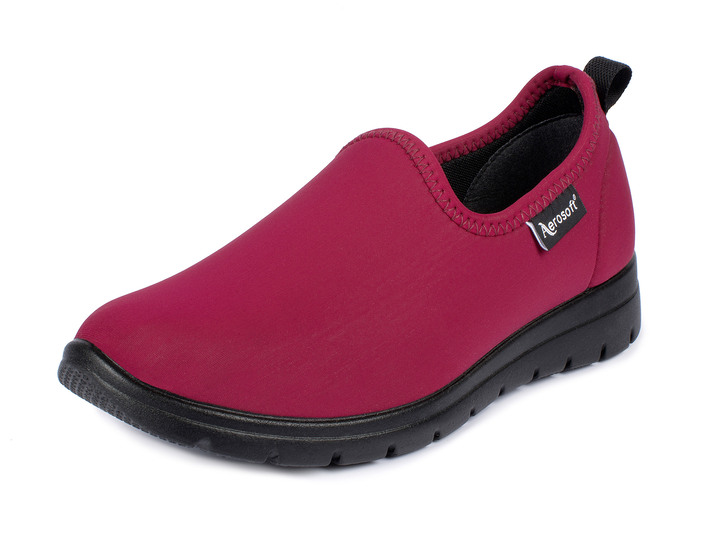 Gezondheidsschoenen - Pantoffel met elastische aantreklus, in Größe 036 bis 042, in Farbe ROT Ansicht 1