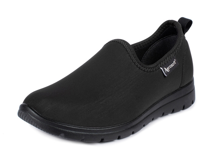 Gesundheitsschuhe - Slipper, in Größe 036 bis 042, in Farbe SCHWARZ Ansicht 1