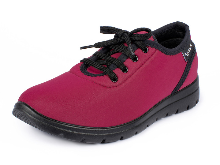Instappers & veterschoenen - Superlichte veterschoen, in Größe 036 bis 042, in Farbe ROT Ansicht 1