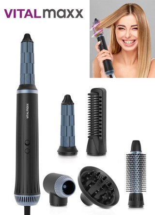 Air Curler Plus met 6 verschillende opzetstukken