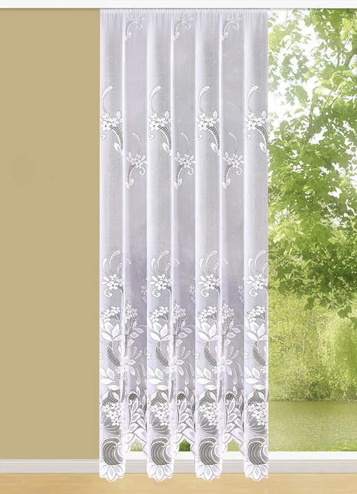 Klassisch - Langstore, in Größe 179 (H 175 x B 450 cm) bis 298 (H 245 x B 600 cm), in Farbe WEISS Ansicht 1
